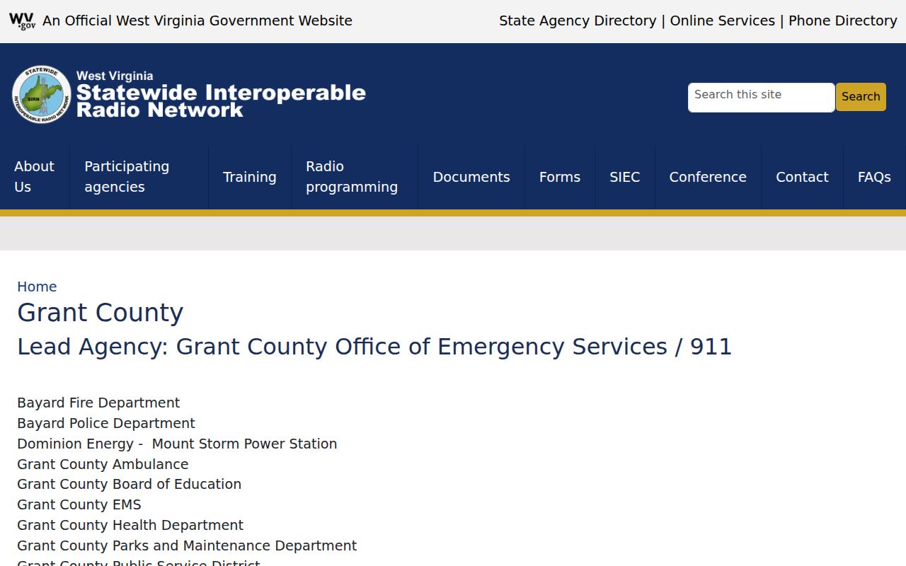 Bayard Police Department listing for Bayard criminal records research