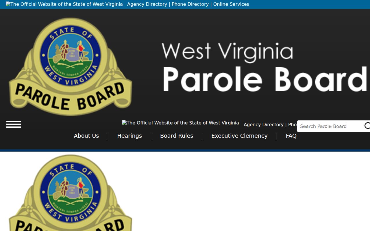 West Virginia parole record authority serving Grant County